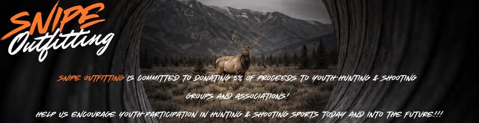 Snipe Outfitting youth hunting and shooting support banner